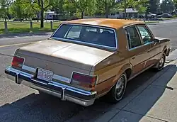 1980 Buick Century four-door sedan, rear view