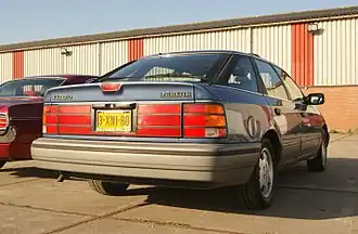 rear view of Merkur Scorpio