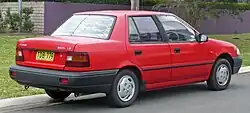1991–1994 Hyundai Excel (X2) LS sedan (Australia)