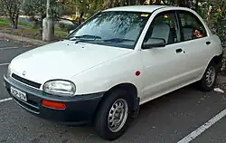 Mazda 121 (DB) (1991–1998) Main article: Autozam Revue