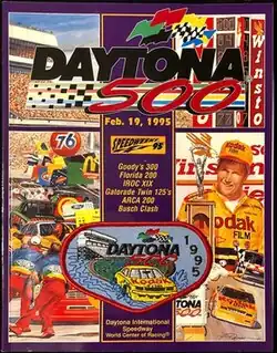 1995 Daytona 500 program cover