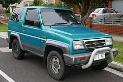 1997 Feroza Limited hardtop (F300B; second facelift, Australia)