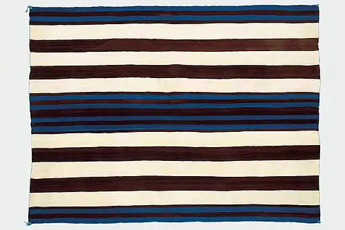 First Phase Navajo Chief Blanket, c. 1840