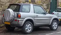 Facelift RAV4 3-door hardtop (UK)
