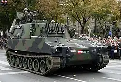 Latvian Army M109 A5o Howitzer