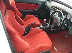 Red Recaro seats