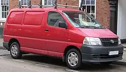 2007 HiAce Van SWB (KLH12; second facelift, UK)