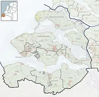 Sluiskil is located in Zeeland