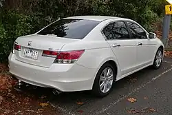 Facelift Honda Accord V6 Luxury sedan (Australia)