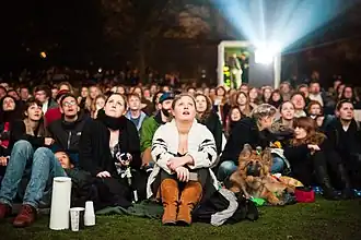 Open air screening of Game of Thrones season premiere 2014