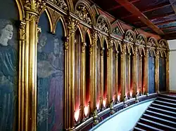 Detail grand staircase