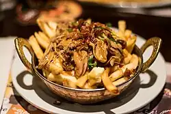 A pulled pork poutine.