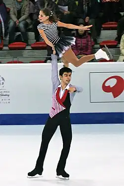 Anastasia Mishina and Vladislav Mirzoev at the 2016 Junior Grand Prix Final