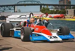 A Penske PC4 at Circuit Gilles Villeneuve for the 2017 FIA Masters Historic Formula One Championship.