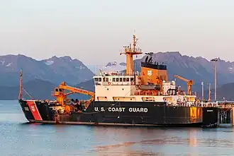 USCGC cutter, HICKORY WLB-21 in Homer, Alaska