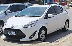 Second facelift Prius c