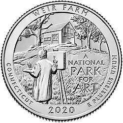 Weir Farm National Historic Site quarter