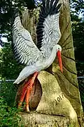 Stork Statue