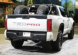Tundra TRD Pro rear view