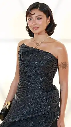 Filipino actress Nadine Lustre attending a 「Bulgari Studio」 event in March 2024.