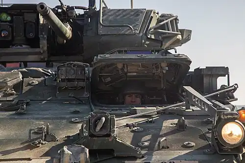 Close-up of the front facing DVE-Wide cameras