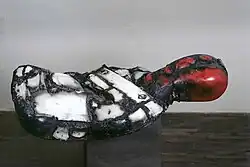 Hunched Figure (1972), welded enamel