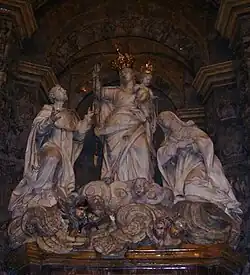 Madonna of the Rosary statue, Naples, Italy