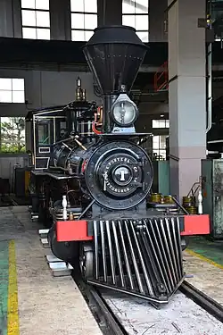 7100 series steam locomotive at Kyoto Railway Museum