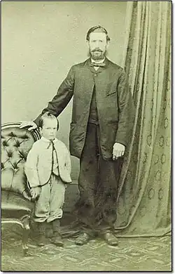 English breeching portrait, with knickerbocker suit, c. 1867