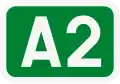 A2 motorway shield}}
