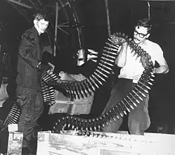 An M61 ammunition belt