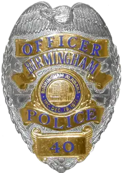 A BPD Officer's Badge