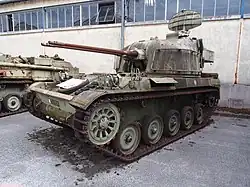 AMX-13 DCA on display at Musée des Blindés