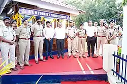 DGP, ANI at inauguration of tourist Police kiosk.