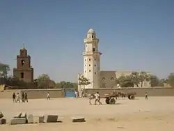 The Grand Mosque of Abéché on the central square (the Place de l'Indépendance)