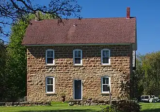 The 1884 Abraham Bisson House in St. Lawrence Township