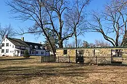 House and remains of the barn, 2018