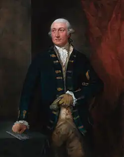 Admiral Thomas Graves, painted by Thomas Gainsborough