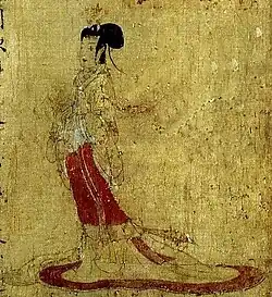 Admonitions of the Court Instructress (detail) by Gu Kaizhi