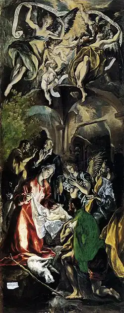 Adoration of Shepherds 1597-1600 364 x 137&nbsp;cm National Museum of Art of Romania (Bucharest)
