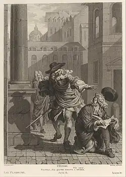 Les Plaideurs by Racine, after Taunay, 1801.