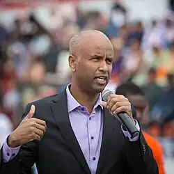 Ahmed Hussen at the Toronto Caribbean Carnival - 2017 (36258275322).jpg