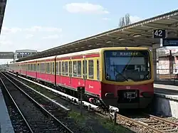 S-Bahn train in Berlin
