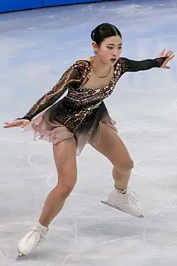 Yun Ah-sun at the 2024 Skate Canada International