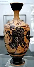 Shoulder lekythos, c. 510