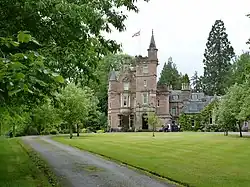 House of Aigas, viewed from its main drive