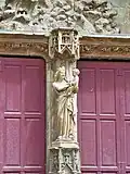 Trumeau of the main portal of Aix Cathedral