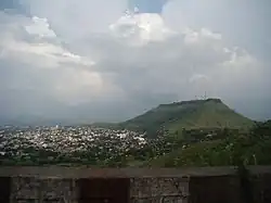 View of Ajinkyatara Fort above the city of Satara, Maharashtra