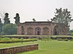 Dalans on the east and south sides of the great south gate and domed structure on the west side of the same gate.