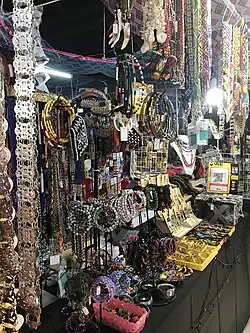 Variety of indigenous accessories sold during Kaamatan